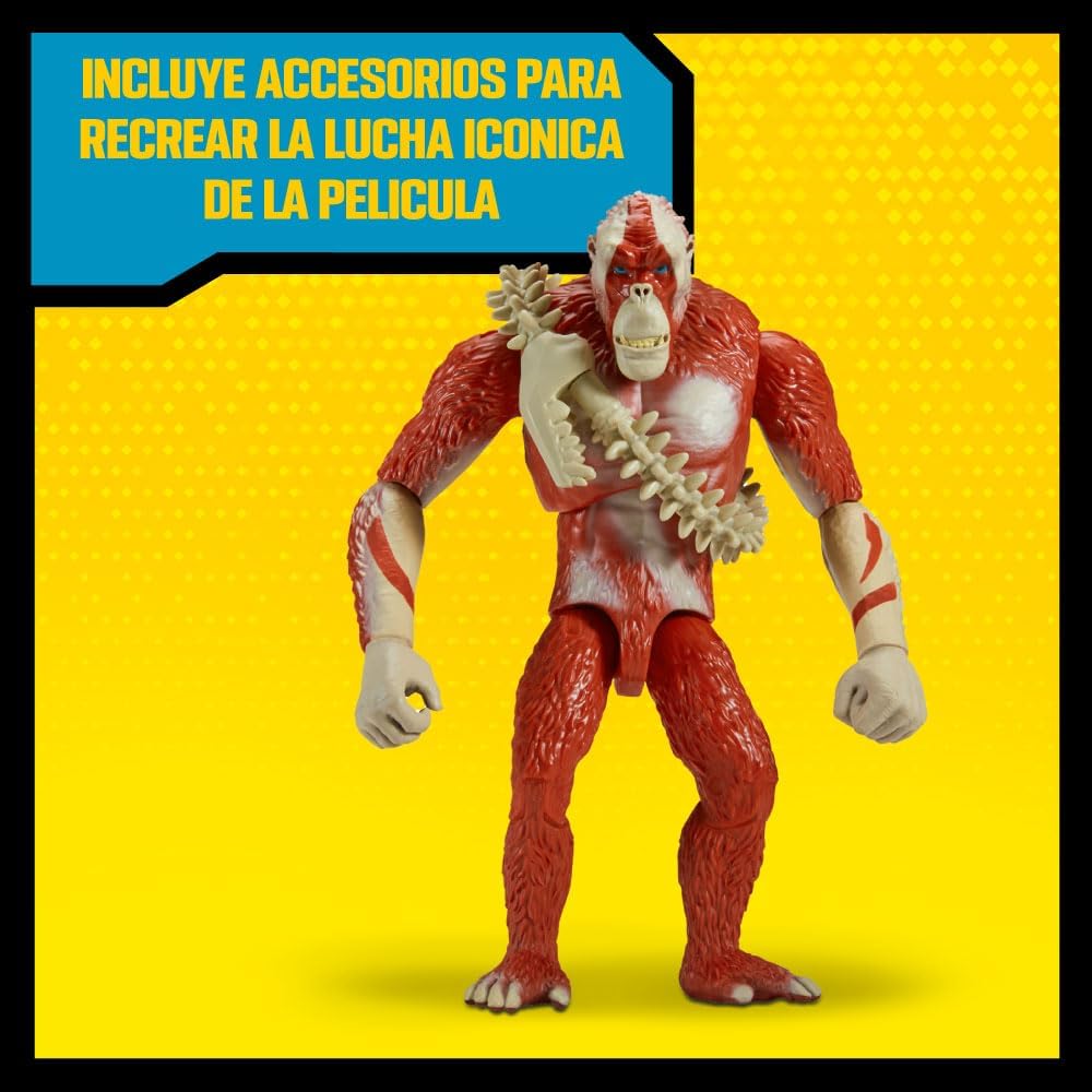 GODZILLA VS KONG Monsterverse - Figura Giant Skar King basada en la película, Figura de 28 cm, Accesorios incluidos para recrear luchas, Múltiple Puntos de articulación, +3 años, Famosa (MN300300
