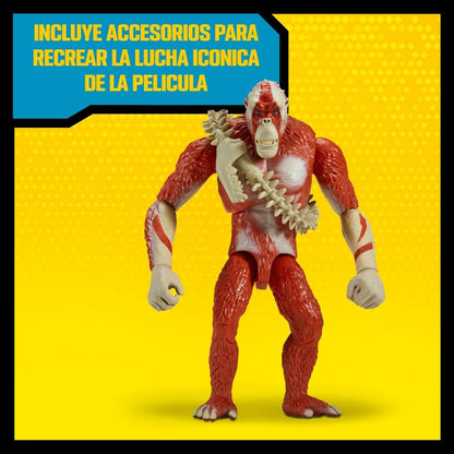 GODZILLA VS KONG Monsterverse - Figura Giant Skar King basada en la película, Figura de 28 cm, Accesorios incluidos para recrear luchas, Múltiple Puntos de articulación, +3 años, Famosa (MN300300