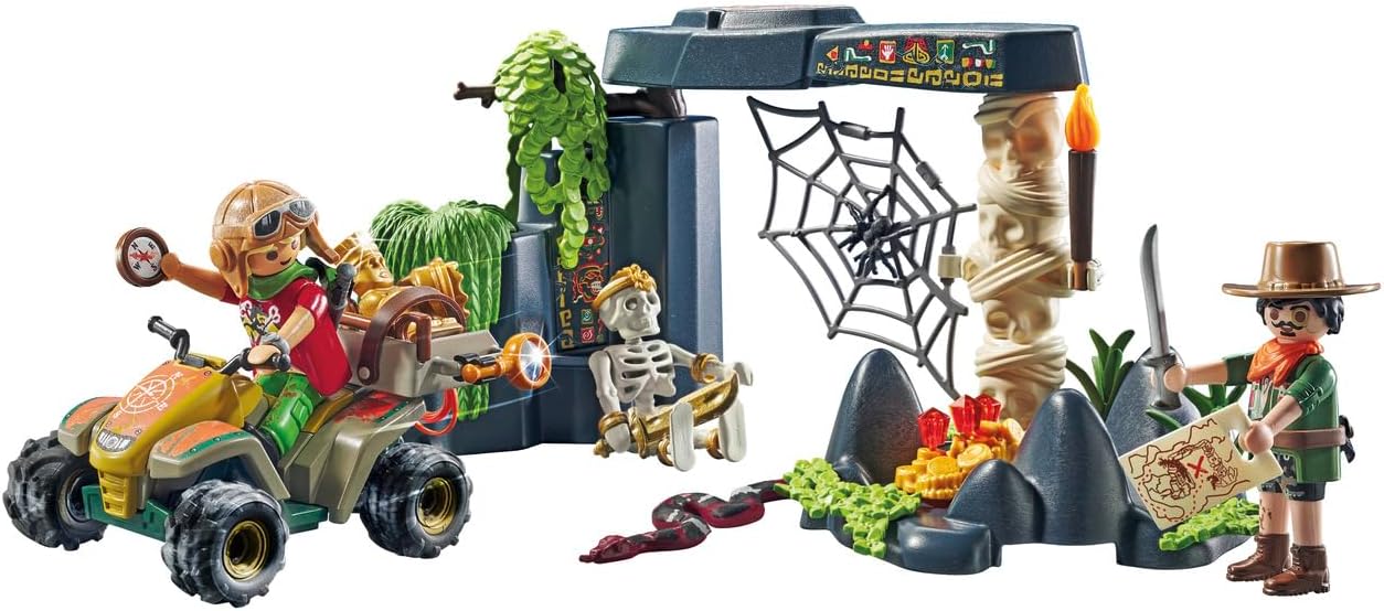 Playmobil 71454 Jungle Treasure Hunter Promo Pack, thrilling action, fun imaginative role-play, playsets suitable for children ages 4+