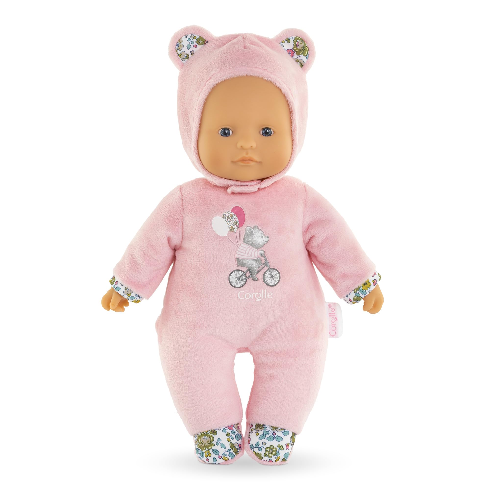Corolle - Mein Kuscheltier, Pti'Heart, Bär, Rosa, 30 cm, ab 9 Monaten, 9000100700