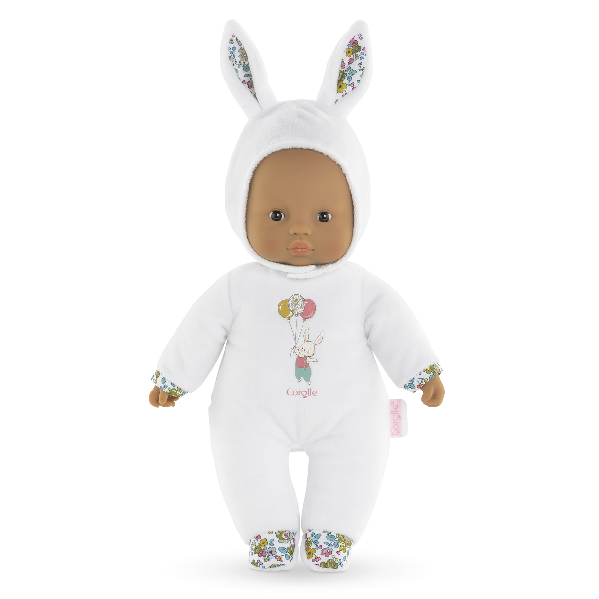 Corolle Kuscheltier, Pti'Cover, weißes Kaninchen, Puppe, 30 cm, ab 9 Monaten, 9000100710