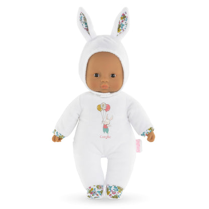 Corolle Kuscheltier, Pti'Cover, weißes Kaninchen, Puppe, 30 cm, ab 9 Monaten, 9000100710