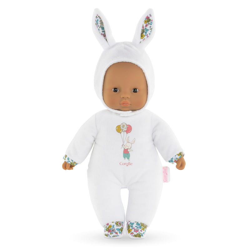 Corolle Kuscheltier, Pti'Cover, weißes Kaninchen, Puppe, 30 cm, ab 9 Monaten, 9000100710