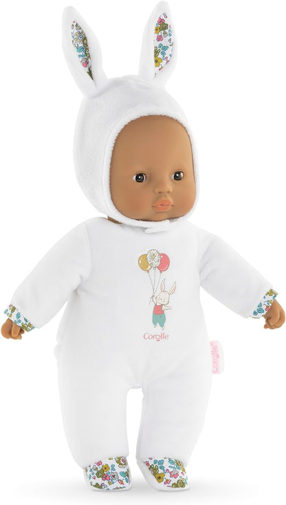 Corolle Kuscheltier, Pti'Cover, weißes Kaninchen, Puppe, 30 cm, ab 9 Monaten, 9000100710