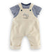 Corolle - Corolle Mon Grand Poupon Tuinbroek Ecru en T-shirt 36cm