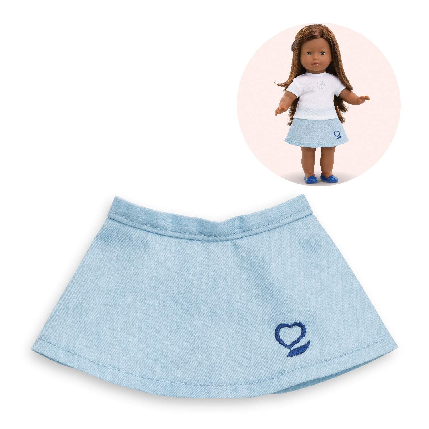 Corolle 210920 MC JUPE PATINEUSE Skirt, Blue, 0