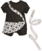 Corolle 211030 MC SKATER & RIBBON OUTFIT, Black, 0