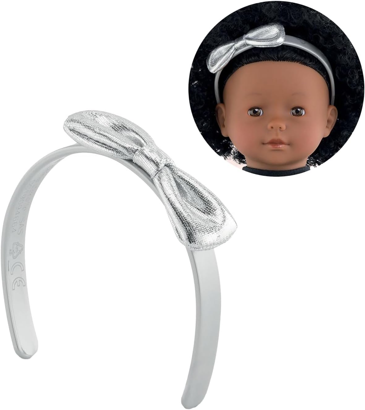Corolle 9000211550 Ma Haarreif, silbern für alle 36cm Puppen Headband, Silver for All 36 cm Dolls