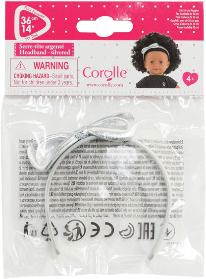Corolle 9000211550 Ma Haarreif, silbern für alle 36cm Puppen Headband, Silver for All 36 cm Dolls