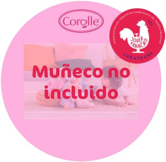 Corolle- Ma Set de Cepillo y Diadema para el Pelo Muñecas Ma, Estilo Floral (9000212330