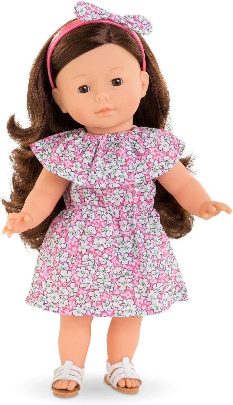 Corolle- Ma Set de Cepillo y Diadema para el Pelo Muñecas Ma, Estilo Floral (9000212330