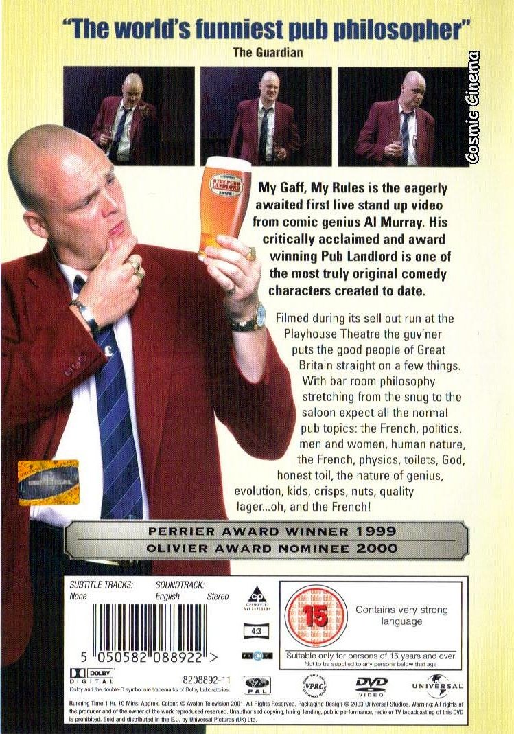 Al Murray - The Pub Landlord: Live - My Gaff, My Rules