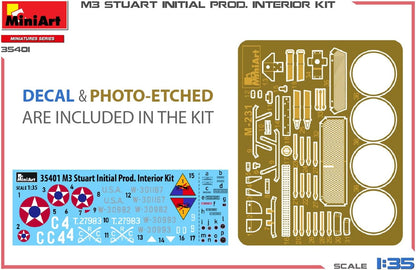 Miniart 1:35 - M3 Stuart Initial Prod, Interior Kit