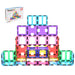 PicassoTiles PT42 Designer Artistry Kit 42pcs Set Magnet Building Tiles Clear Color Magnetic 3D Building Block - Creativity Beyond Imagination! Educational, Inspirational, Conventional, Recreational