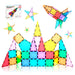 PicassoTiles 32 Piece Magnetic Building Block Rocket Booster Theme Set Magnet Construction Toy Educational Kit Engineering STEM Learning Playset Child Brain Development Stacking