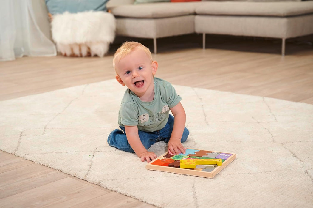 Eichhorn- Eh - Juego de Animales en Caja de Madera, Multicolor (4003046010008