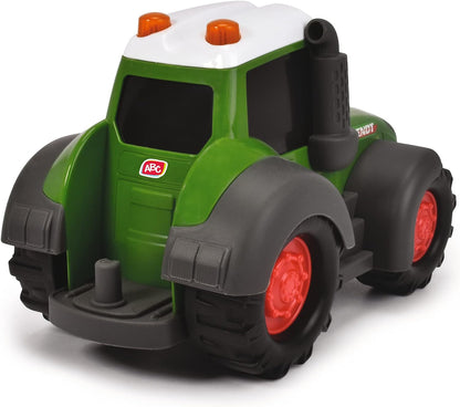 Dickie Toys Fendt Traktor Happy 203814008 Toy Tractor Green for Toddlers from 1 Year 25 cm, Multicoloured
