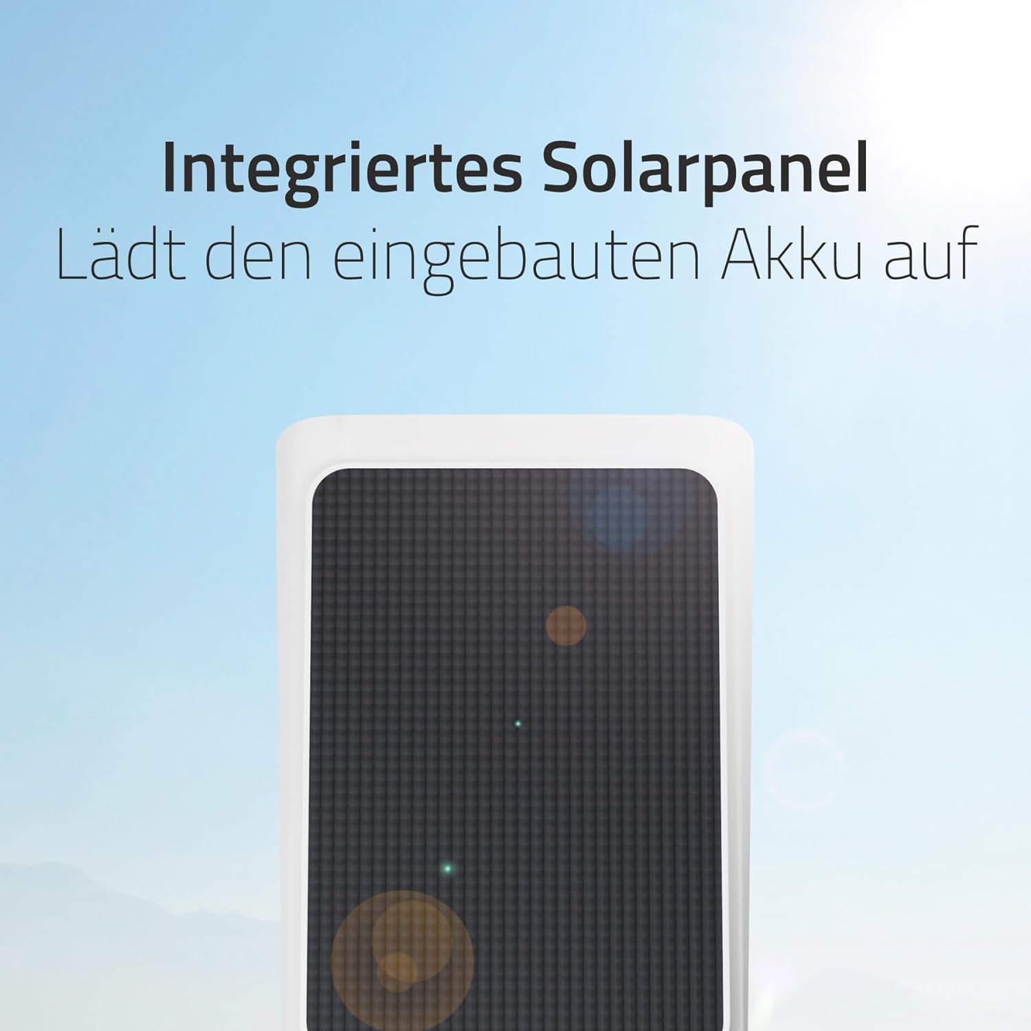 `Hombli - Smart Solar Cam 2K, White`