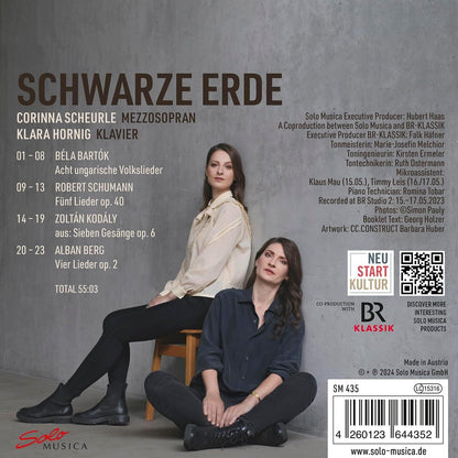 Schwarze Erde: Lieder Von Bartók, Schumann, Kodály Und Berg