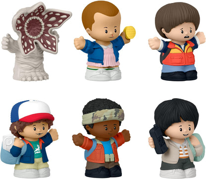 Little People Collector Stranger Things Castle Byers Special Edition Set, 6 Figures in a Gift Display Box for Adults & Fans, HTP36