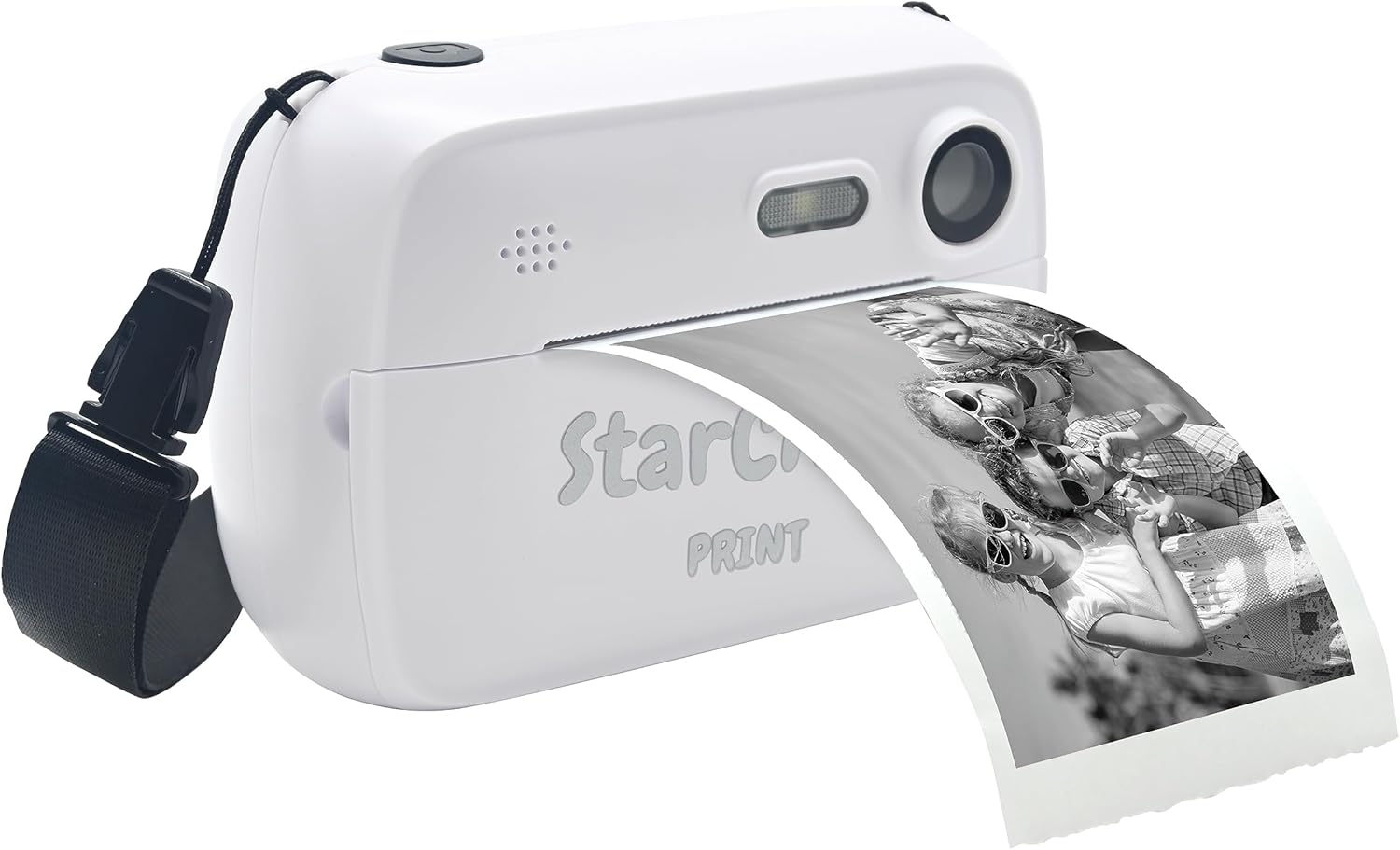 Lexibook, StarCAM Print, camerapakket met instant printer, foto- en videofunctie, inclusief 32 GB SD-kaart en fotopersonalisatiekit, wit, DJ150