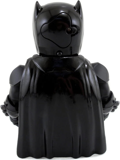Jada- Batman Figura Metálica Batman Armored, 15cm, Con Armadura Desmontable y Ojos con Luz, Cultura Pop, Coleccionable, A Partir de 8 Años (253213009)