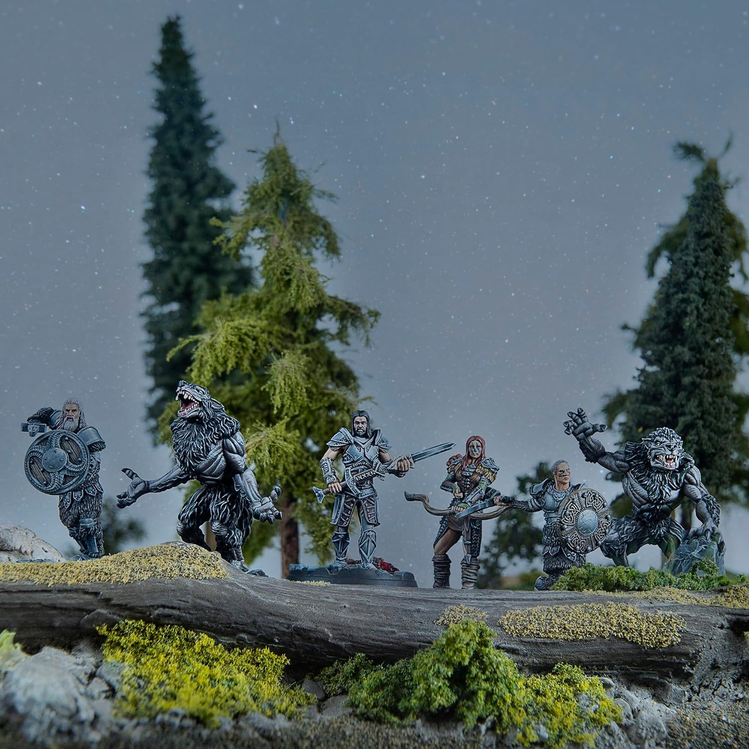 Modiphius Entertainment: The Elder Scrolls: Call to Arms - Companions - 6 Figures, Unpainted Resin Miniatures, Tabletop Miniatures Game, Licensed