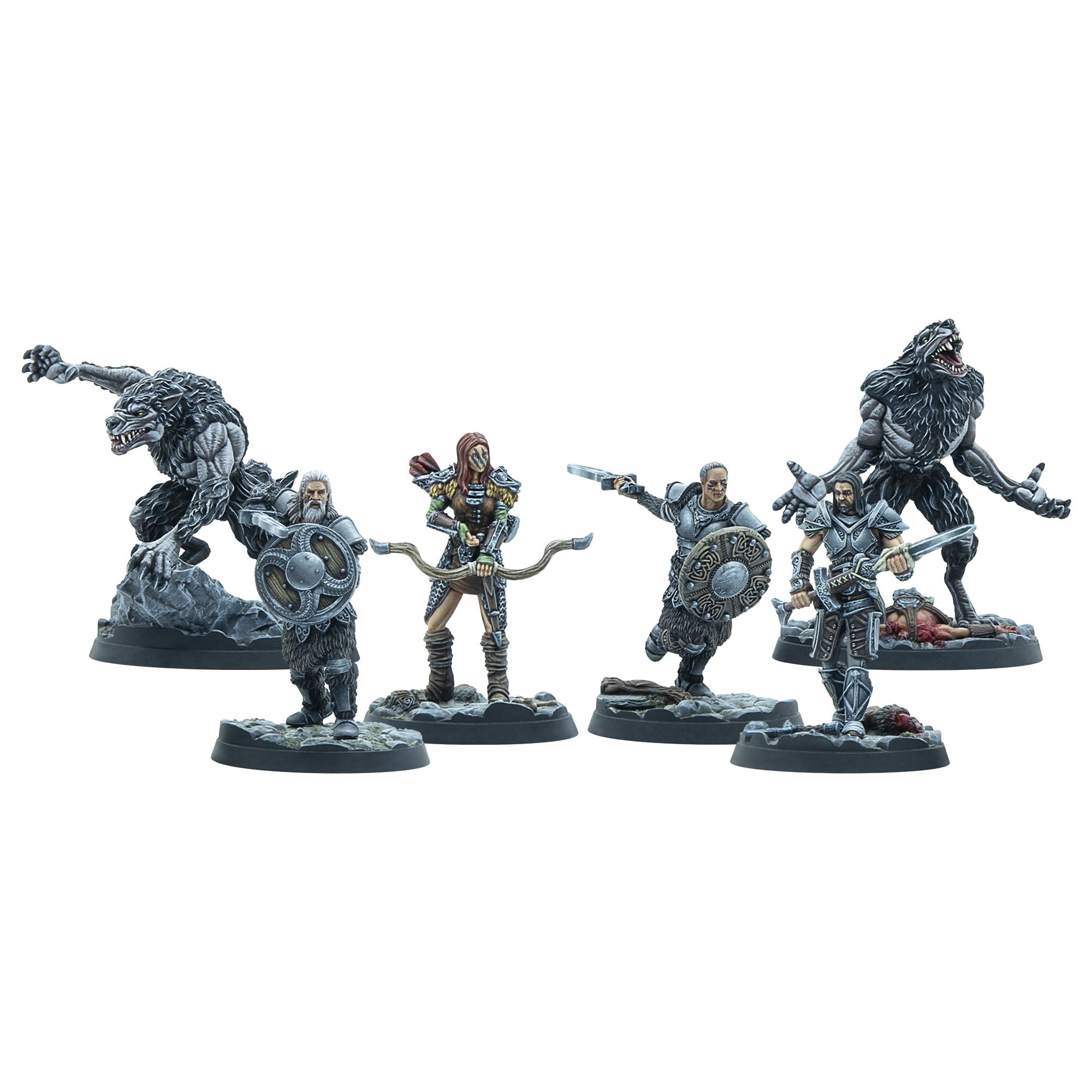 Modiphius Entertainment: The Elder Scrolls: Call to Arms - Companions - 6 Figures, Unpainted Resin Miniatures, Tabletop Miniatures Game, Licensed