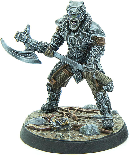 Modiphius Entertainment: The Elder Scrolls: Call to Arms: Dragonborn Heroes - 6 Figures, 32mm Unpainted Resin Miniatures, Officially Licensed
