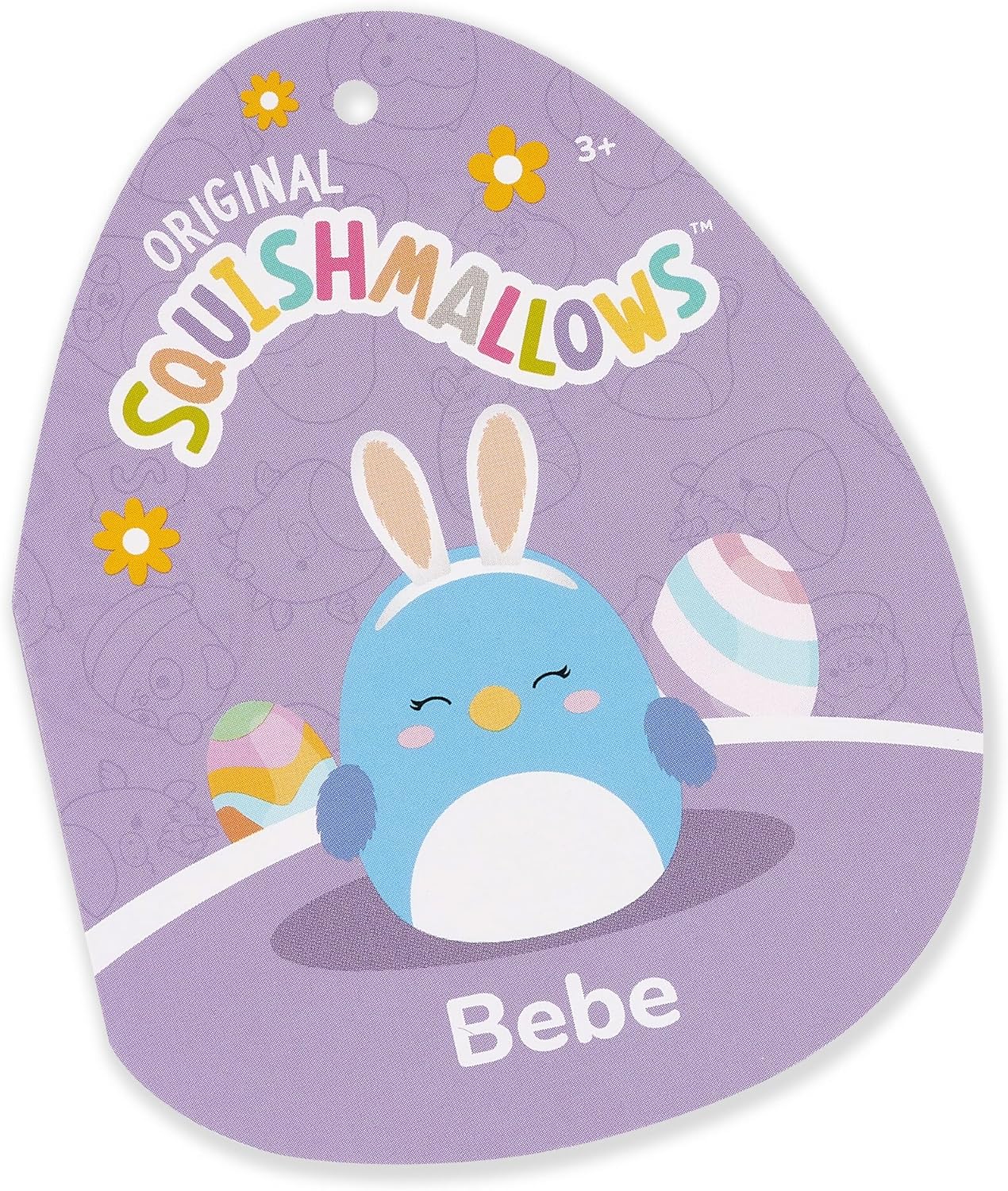 Squishmallows SQER00857 - Bebe der blaue Vogel 19 cm, offizielles Jazwares Plüsch, superweiches Kuscheltier Bebe der Vogel