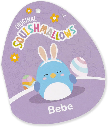 Squishmallows SQER00857 - Bebe der blaue Vogel 19 cm, offizielles Jazwares Plüsch, superweiches Kuscheltier Bebe der Vogel