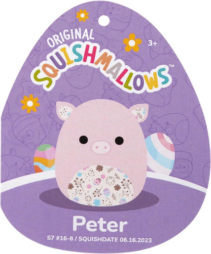 Squishmallows SQER00858 Peter het roze varken 19 cm