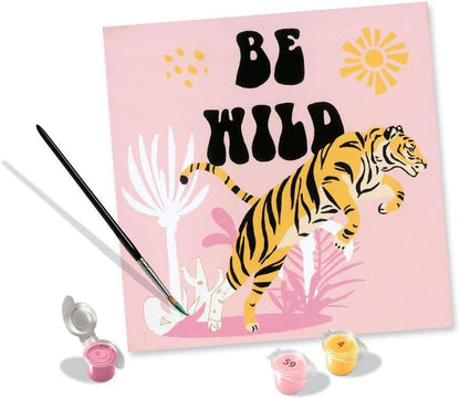 Ravensburger CreArt Jolane Edition Be Wild Paint by Numbers for Adults Craft Kits for Adults and Kids Age 12 Years Up