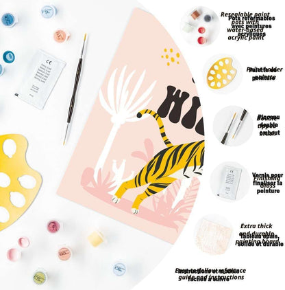 Ravensburger CreArt Jolane Edition Be Wild Paint by Numbers for Adults Craft Kits for Adults and Kids Age 12 Years Up