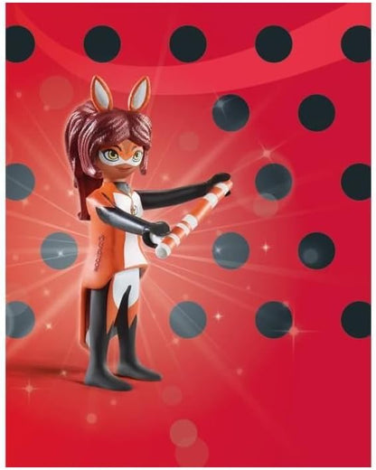 Playmobil 71339 Miraculous: Rena Rouge, Tales of Ladybug and Cat Noir, collector’s item, gifting toy and fun imaginative role-play, playsets for children ages 4+