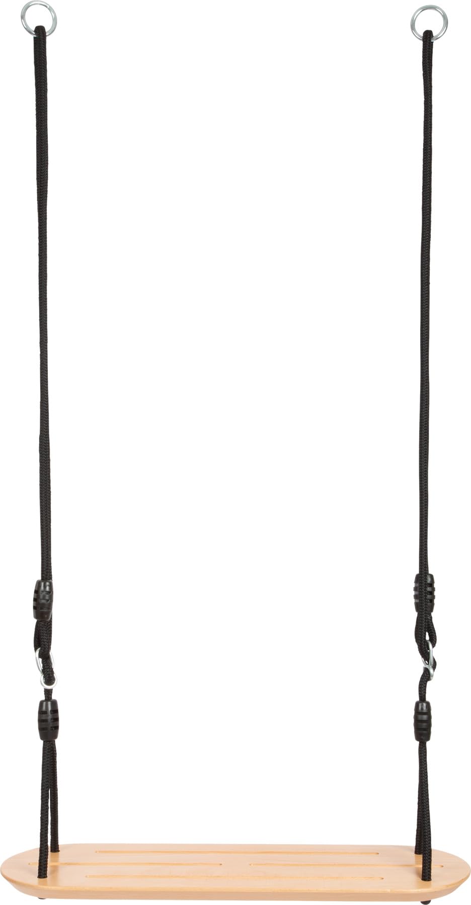 small foot Board XL Black Line, Extra-Wide Wooden Swing for Kids and Adults, for Ages 3+ Years, 12407