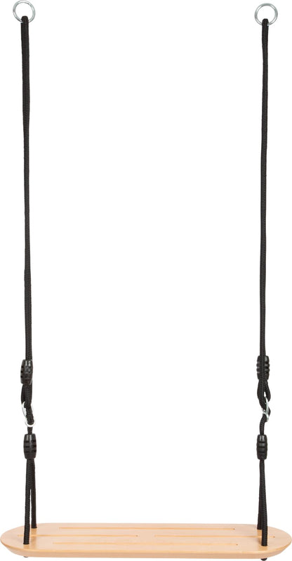 small foot Board XL Black Line, Extra-Wide Wooden Swing for Kids and Adults, for Ages 3+ Years, 12407