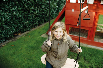 small foot Board XL Black Line, Extra-Wide Wooden Swing for Kids and Adults, for Ages 3+ Years, 12407