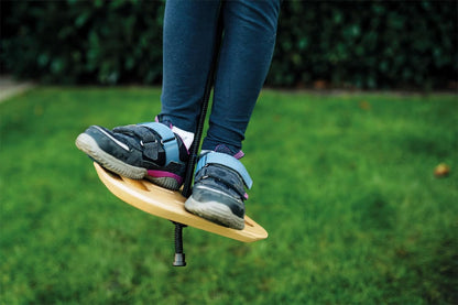 small foot Disc Grips Black Line Made of Wood, Swing for Hanging and Sitting, for Ages 3+ Years, 12408