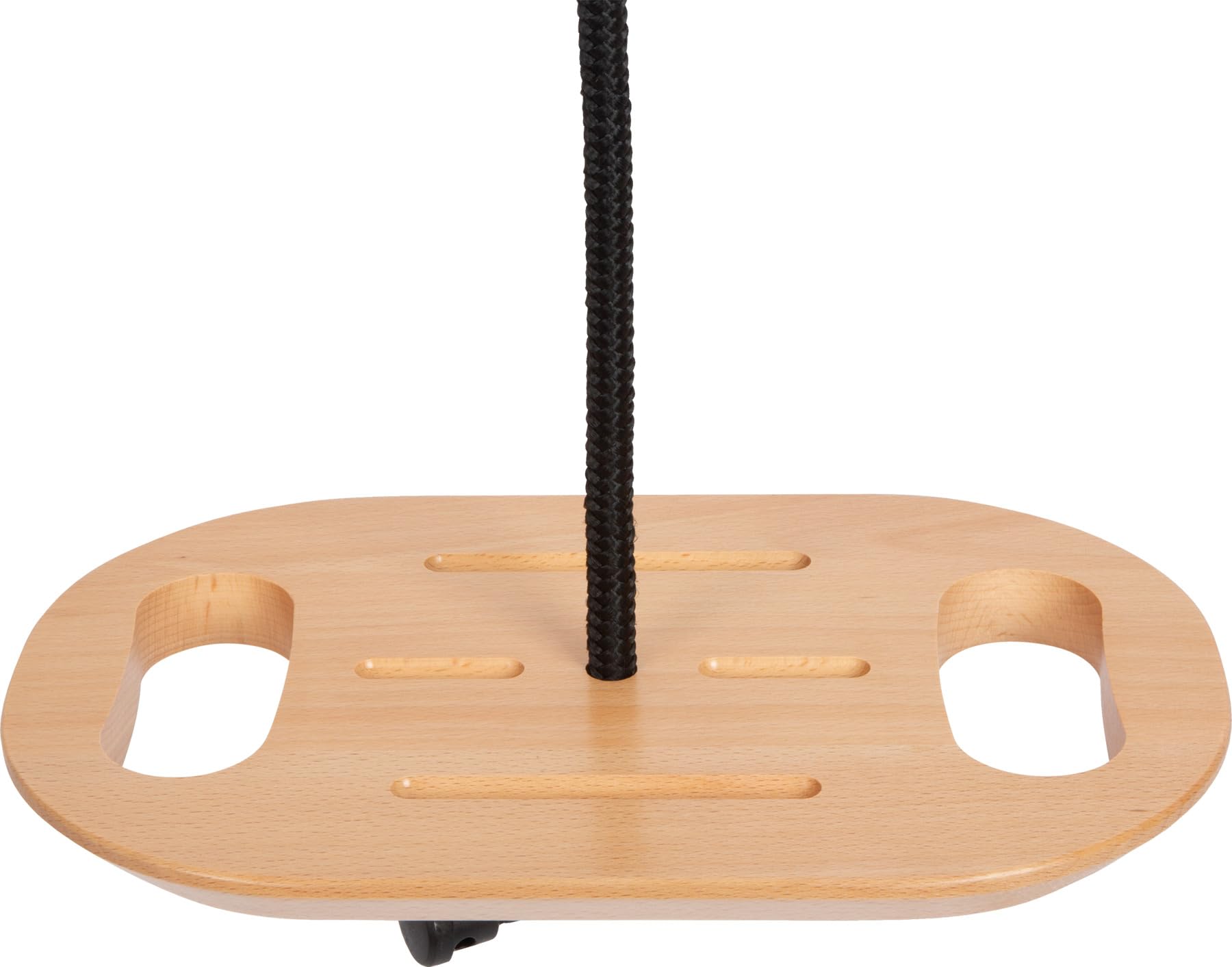 small foot Disc Grips Black Line Made of Wood, Swing for Hanging and Sitting, for Ages 3+ Years, 12408