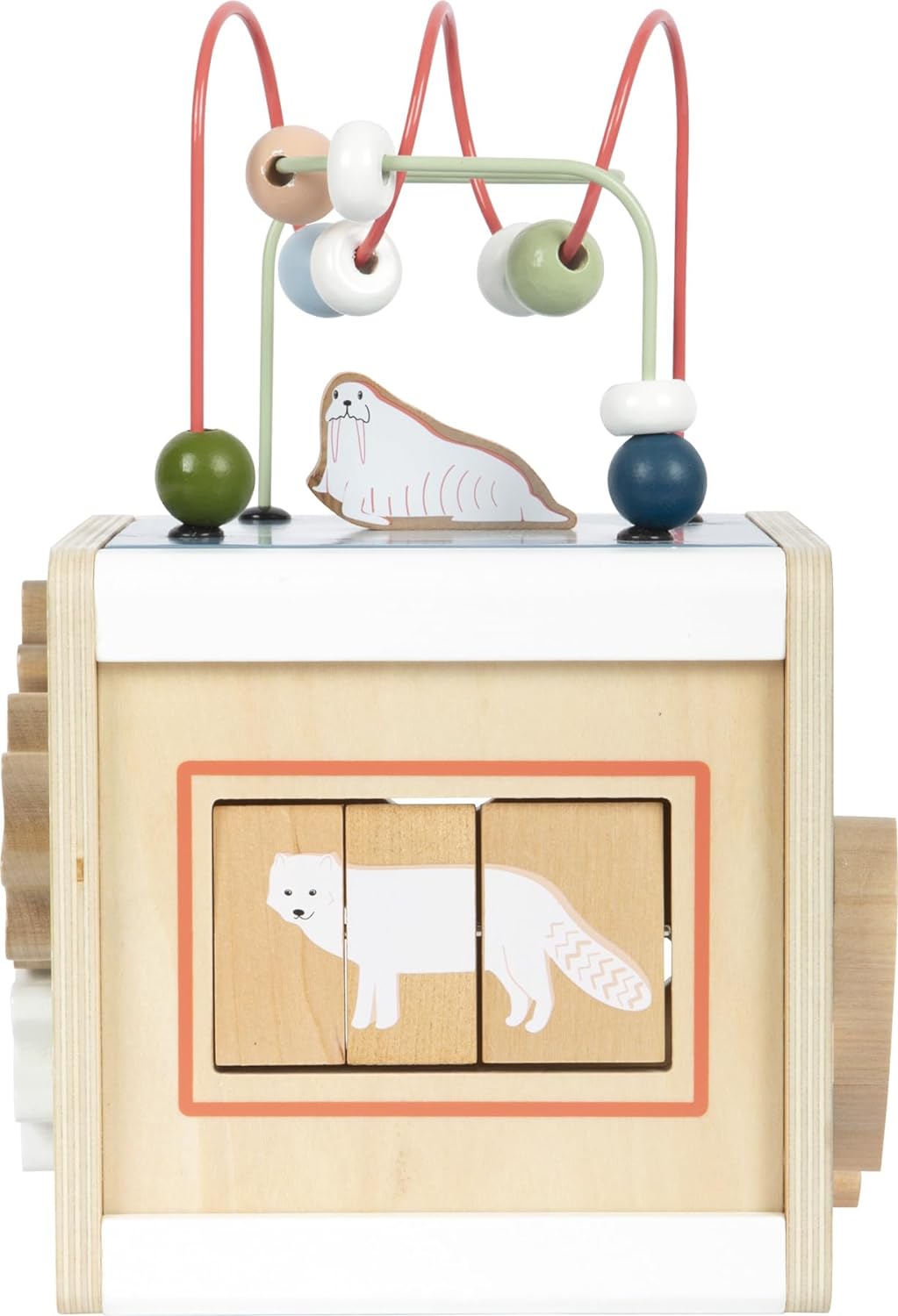small foot Cube Arctic, FSC 100%-Certified Wood, Motor Activities for Toddlers Aged 12+ mths, 12451