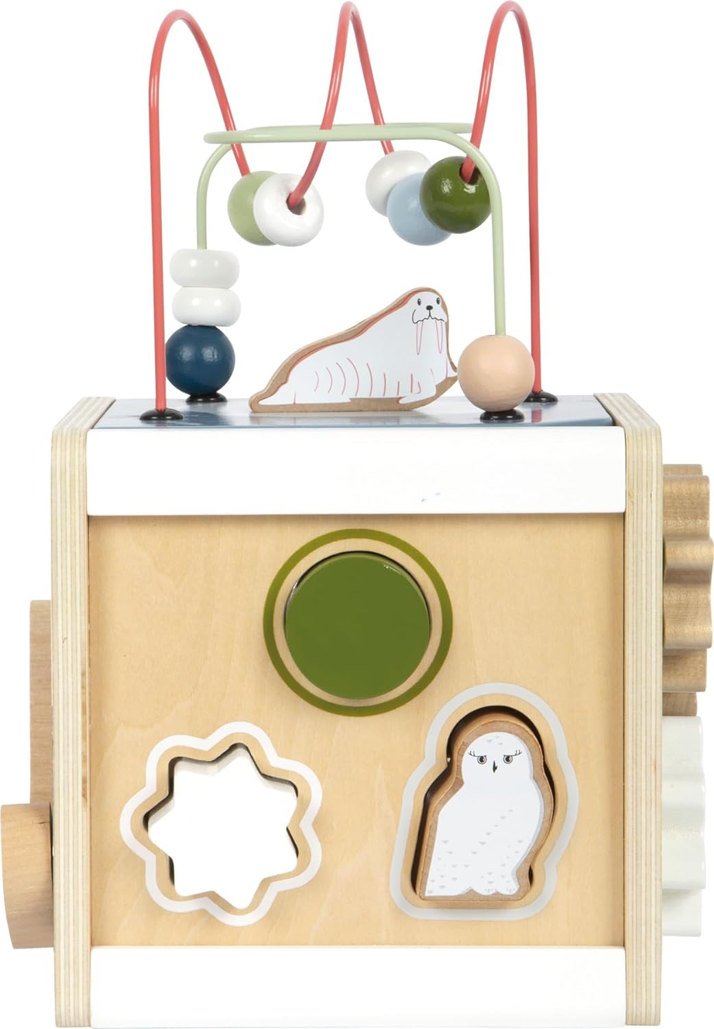 small foot Cube Arctic, FSC 100%-Certified Wood, Motor Activities for Toddlers Aged 12+ mths, 12451
