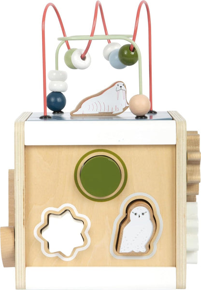 small foot Cube Arctic, FSC 100%-Certified Wood, Motor Activities for Toddlers Aged 12+ mths, 12451