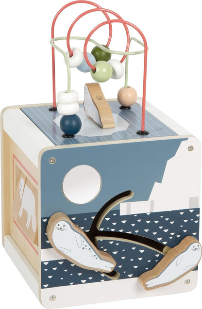 small foot Cube Arctic, FSC 100%-Certified Wood, Motor Activities for Toddlers Aged 12+ mths, 12451
