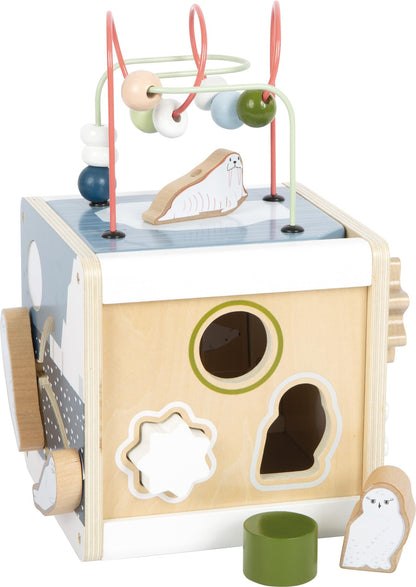 small foot Cube Arctic, FSC 100%-Certified Wood, Motor Activities for Toddlers Aged 12+ mths, 12451