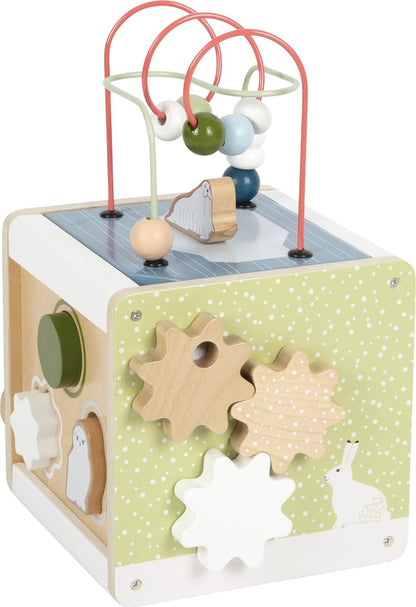 small foot Cube Arctic, FSC 100%-Certified Wood, Motor Activities for Toddlers Aged 12+ mths, 12451