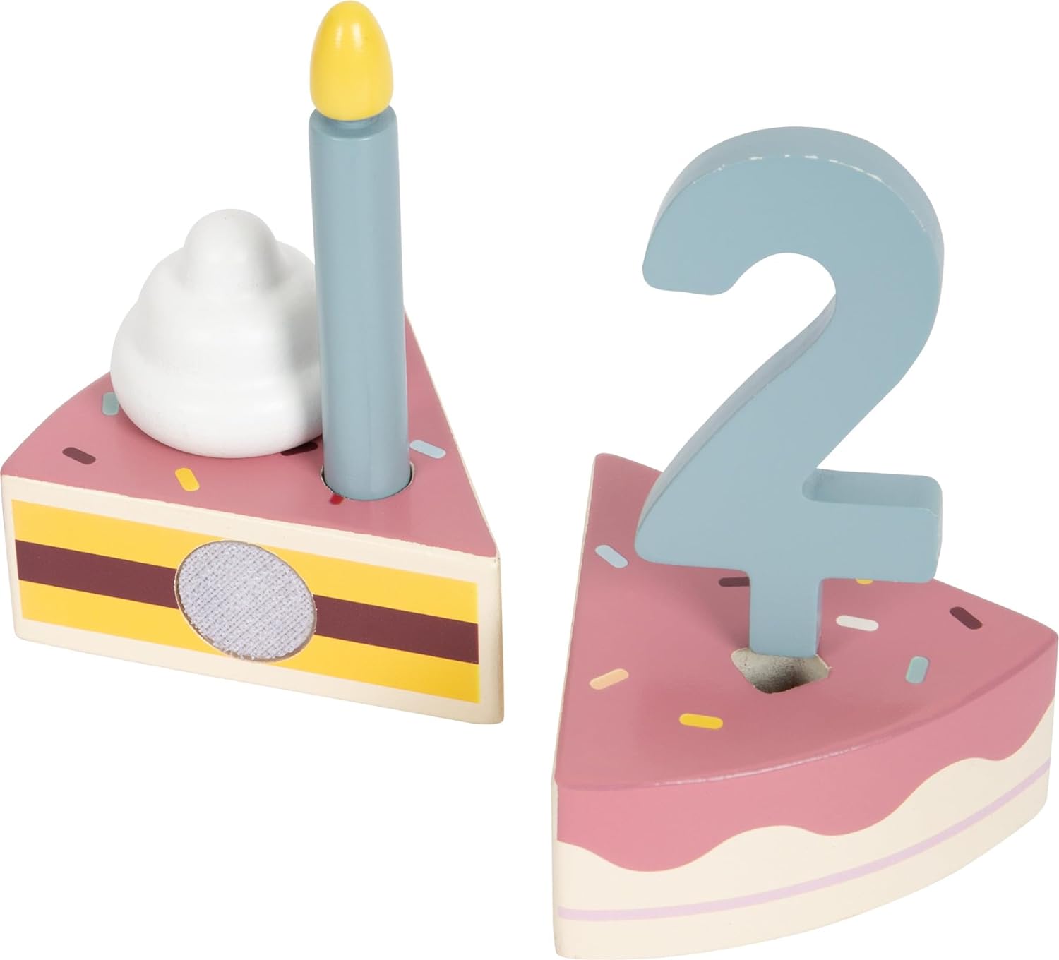 small foot Cuttable Birthday Cake tasty, FSC 100%-certified wood, play set for kitchens & stores, 12453