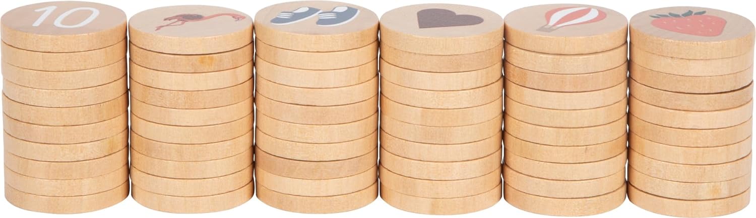 small foot Box, Wood, 60 Pictures for Sorting & discovering, for Kids Aged 3+ Years Old, 12469