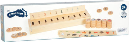 small foot Box, Wood, 60 Pictures for Sorting & discovering, for Kids Aged 3+ Years Old, 12469