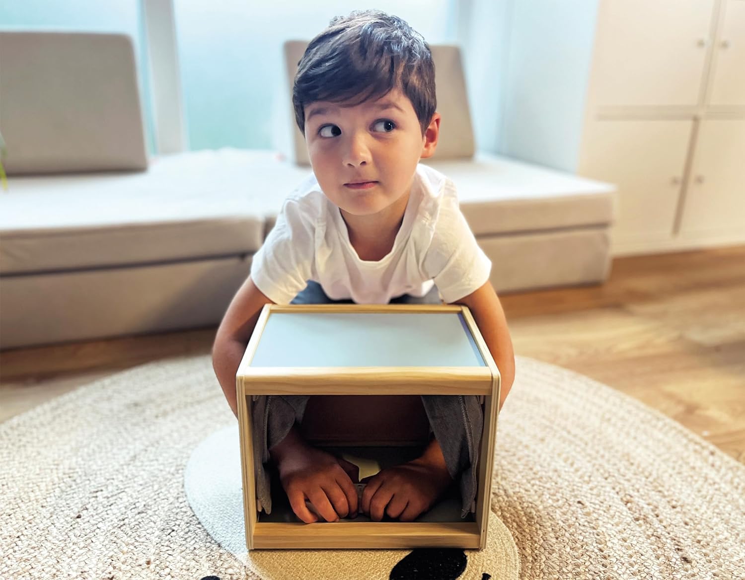 small foot Feeling Box, Sensory Game for Touching Objects, for Kids Aged 3+ Years Old, 12470